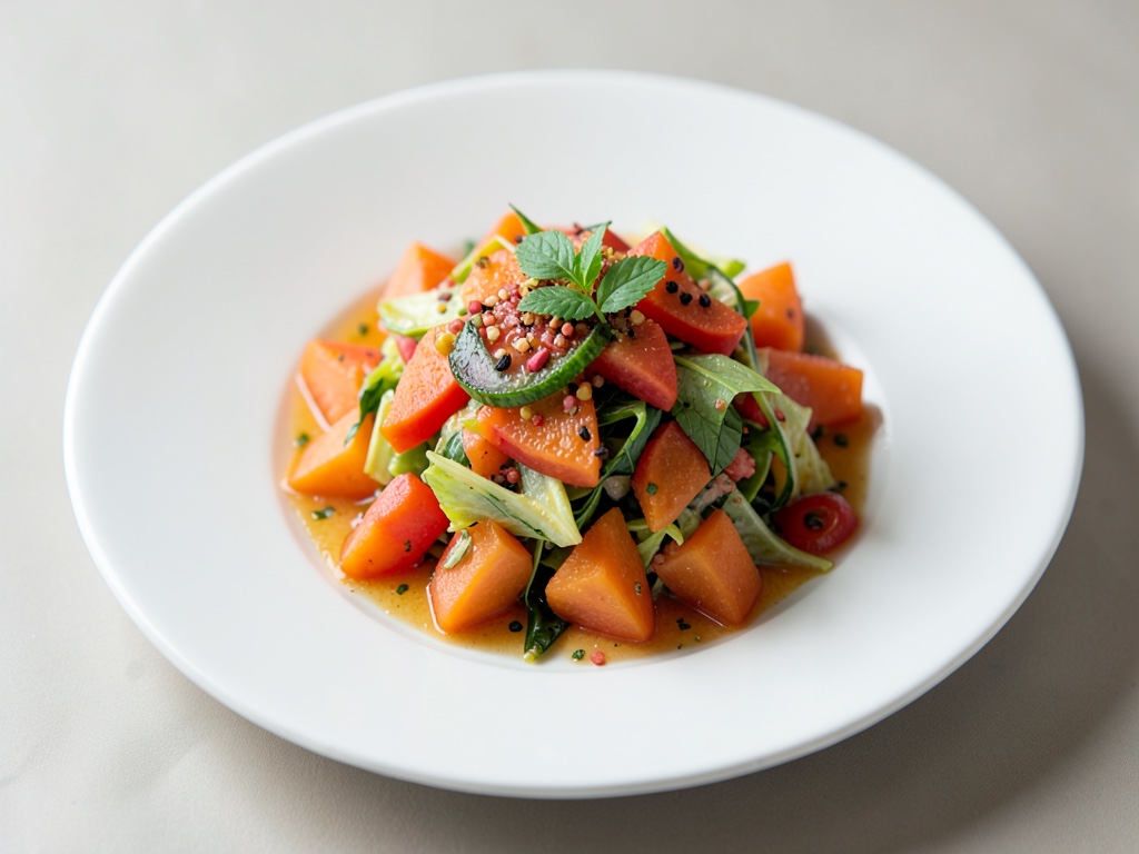 Exotischer Melonensalat