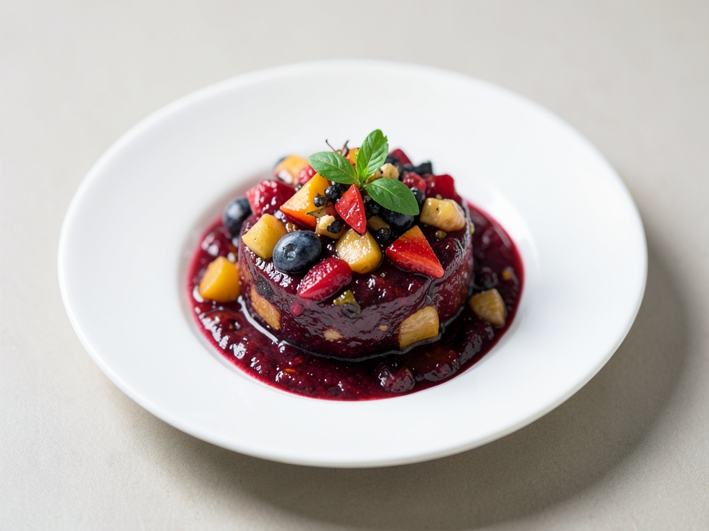 Compote de fruits exotique