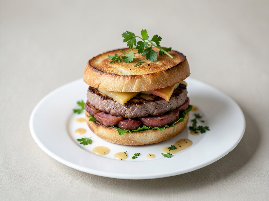 Sándwich exótico de roast beef
