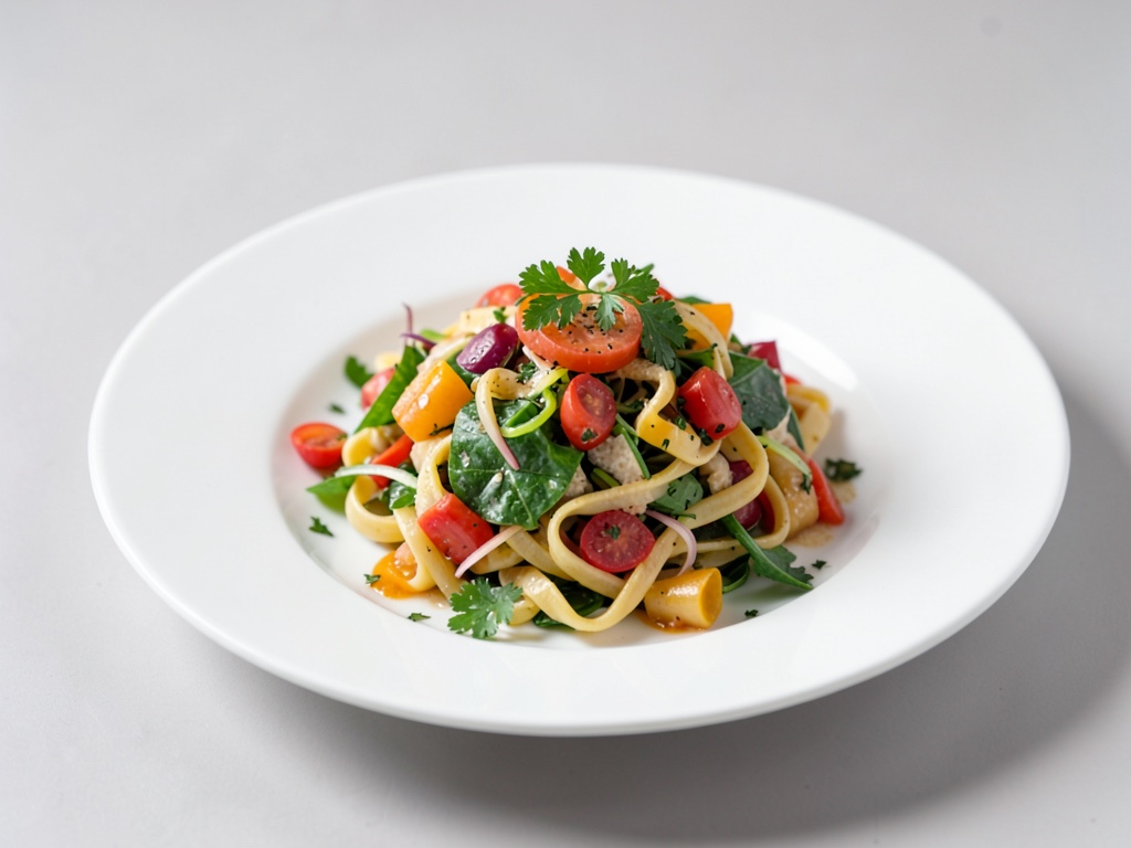 Bunter Nudelsalat