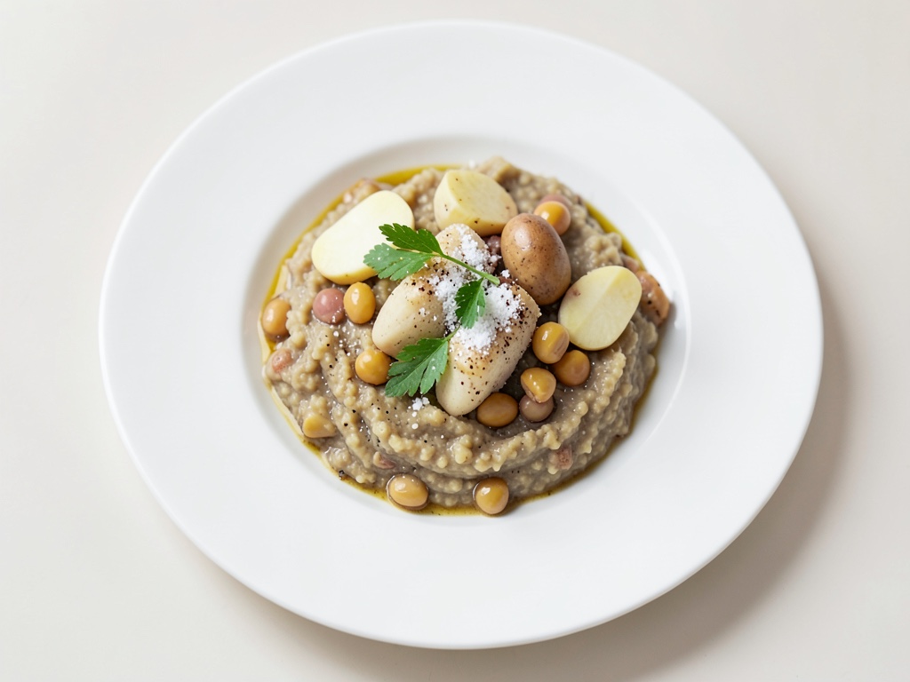 Crema di fagioli pugliese con patate