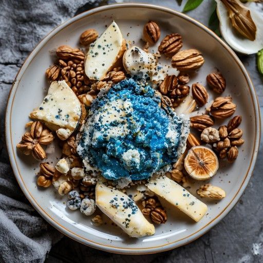 Fichi ripieni con noci caramellate e formaggio erborinato