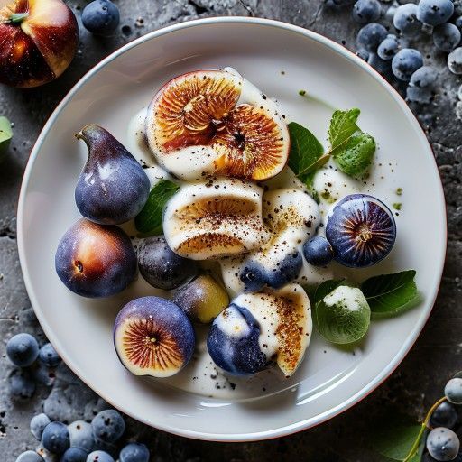 Fichi con salsa montata
