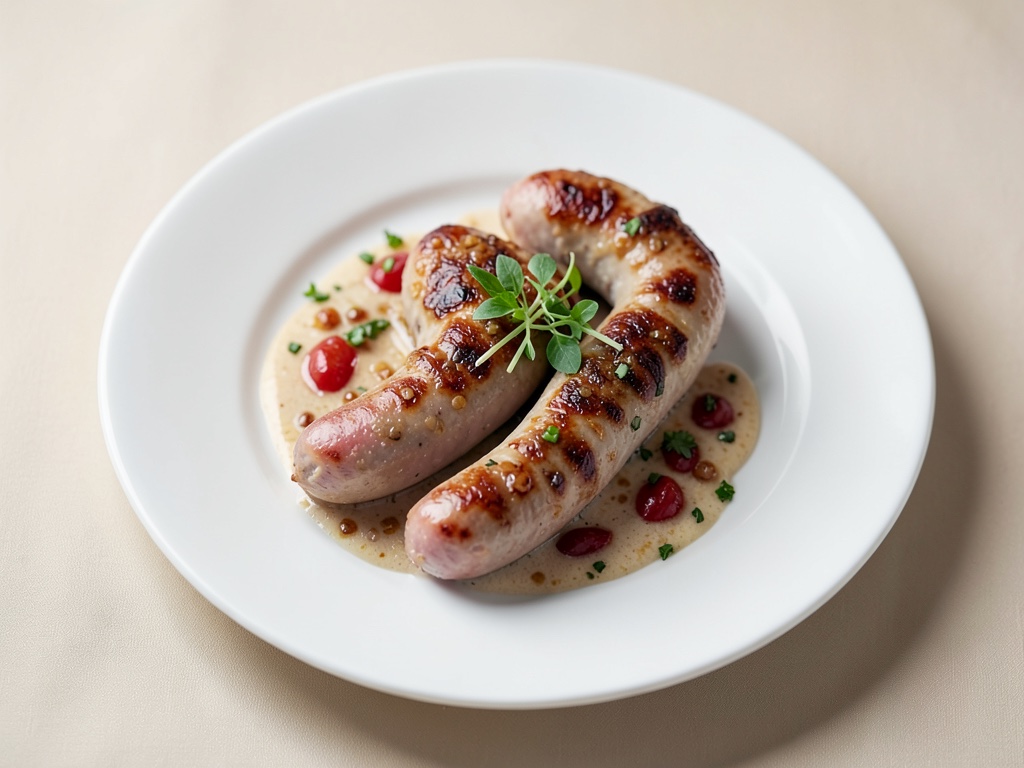 Delicati salsicce di sandro e salsiccia bianca