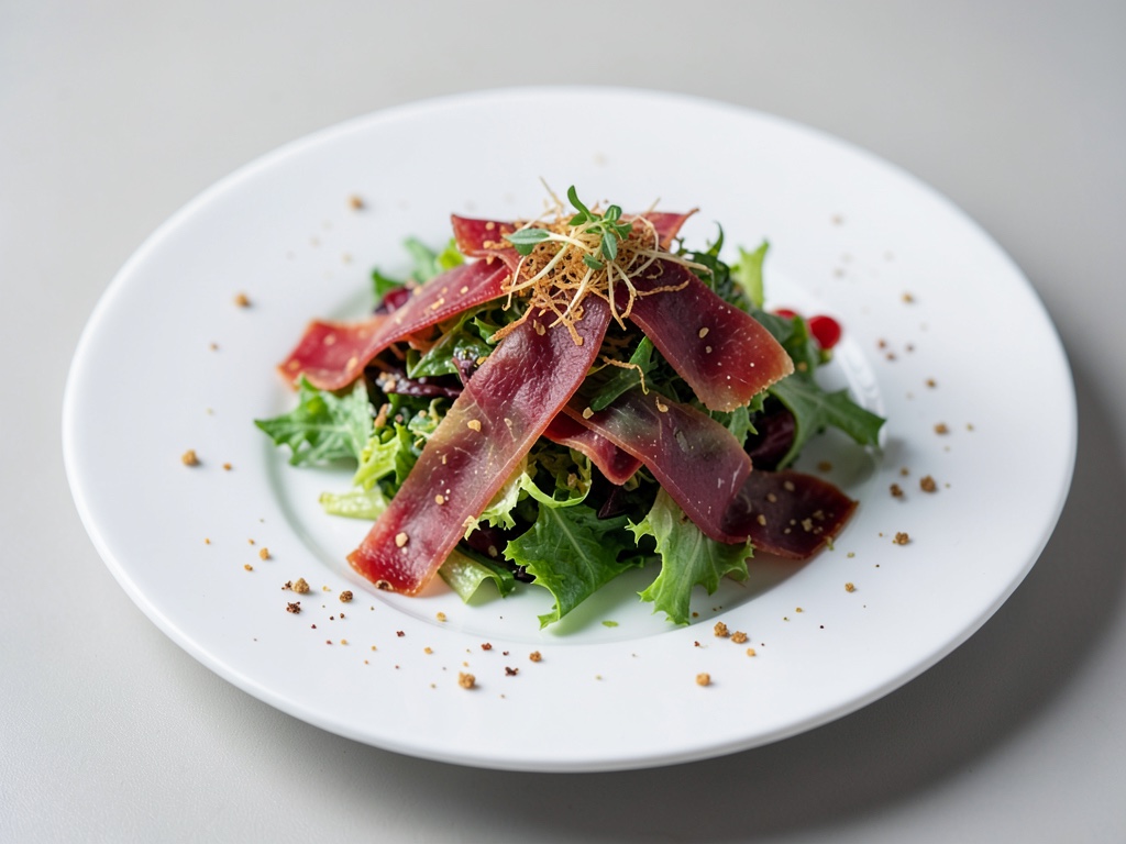 Insalata croccante di Frisée con Carne di Berna