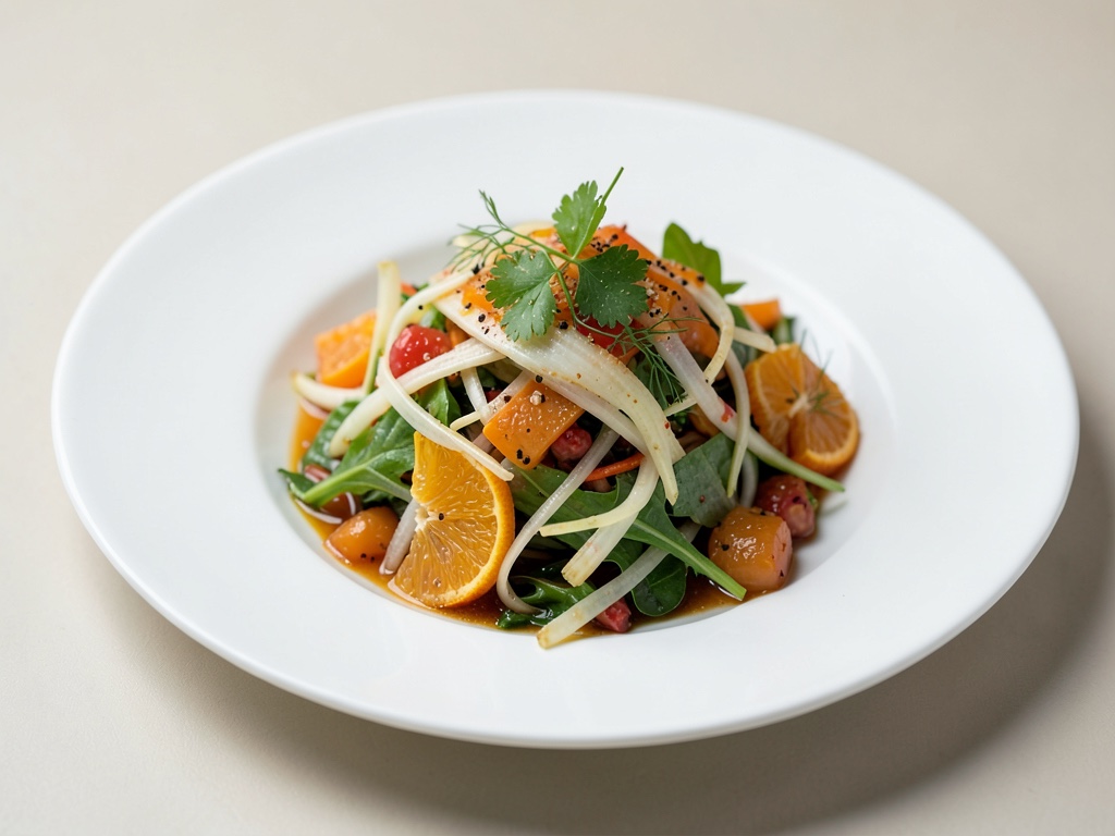Salade de fenouil et orange délicate