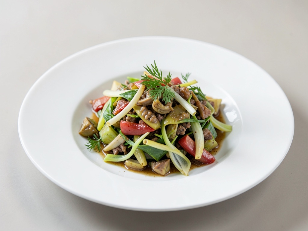 Insalata fresca di finocchio e carciofi