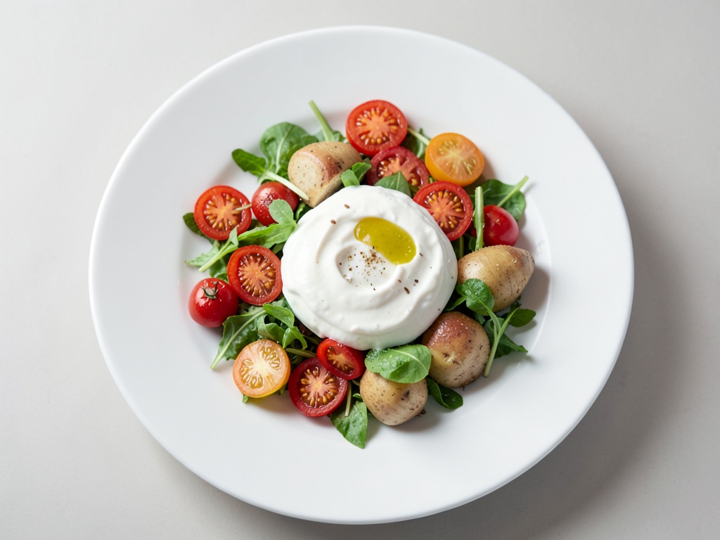 Insalata fresca di finocchio e peperone con condimento al sesamo