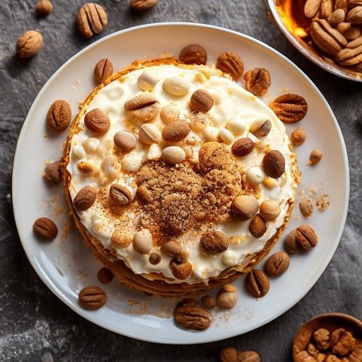 Torta festiva alla crema di arance e noci