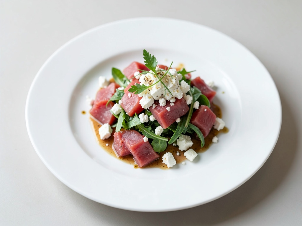 Insalata fresca di tonno e feta