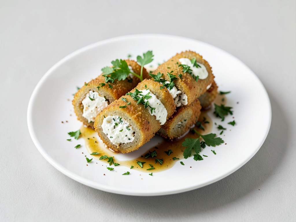 Fagottini croccanti di feta alle erbe
