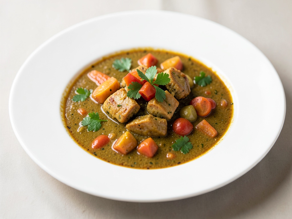 Curry aromatico di pesce e verdure
