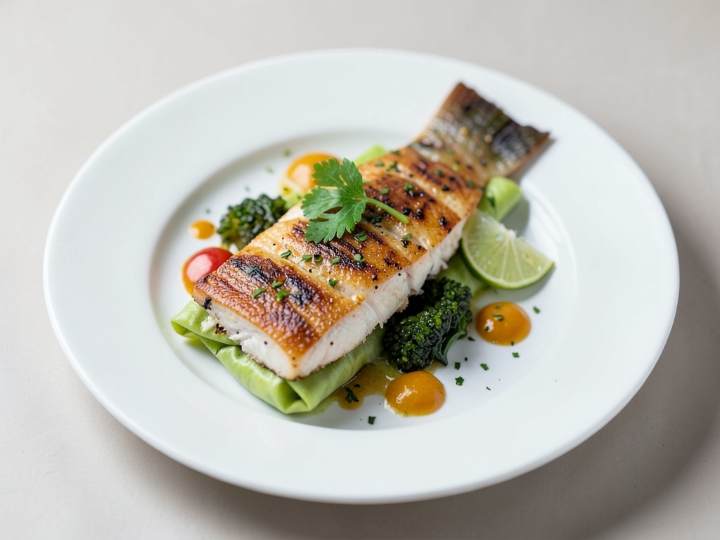 Pesce in pacchetti al lime