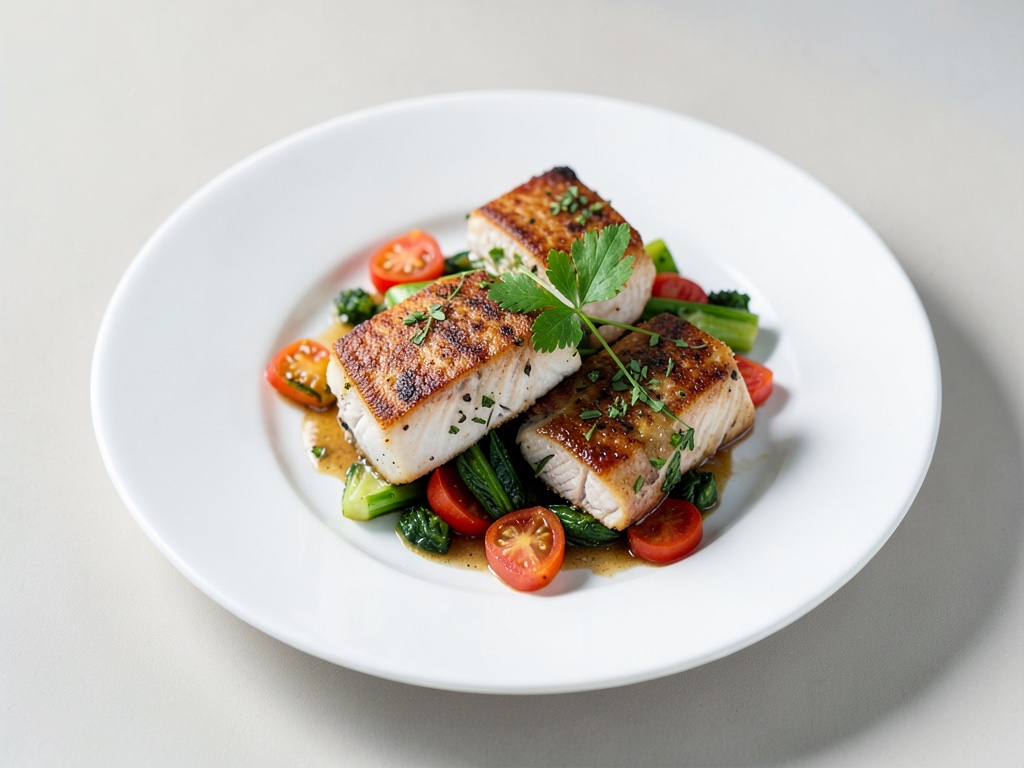 Pacchetti di pesce e verdure al forno