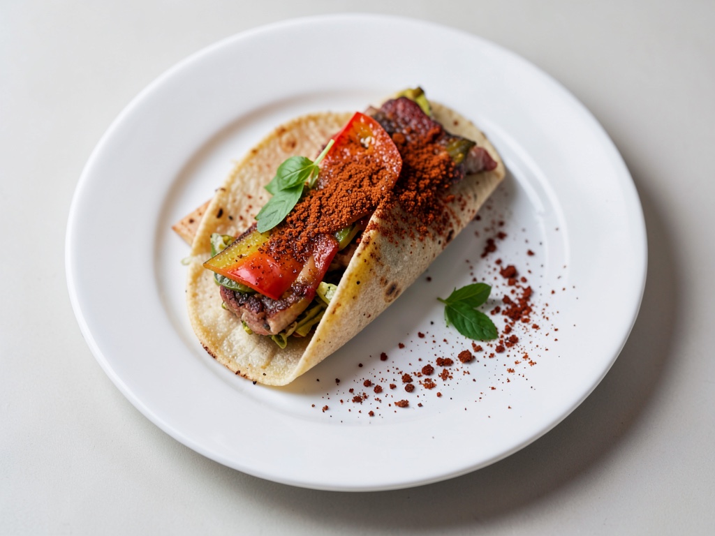Tacos de pescado crujientes con salsa cremosa de yogur y aguacate