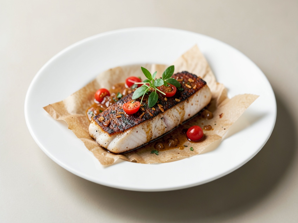 Filetto di pesce in carta forno