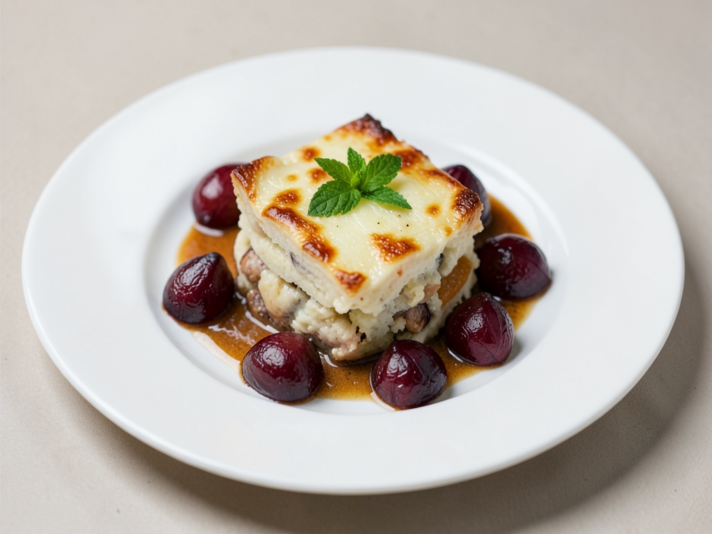 Gratin di pesce con prugne