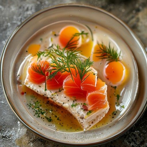 Elegante terrina di pesce con salmone affumicato e trota