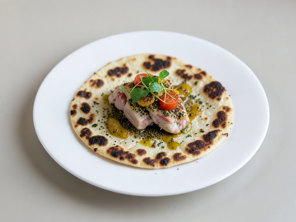 Pan de pita crujiente con comino