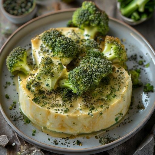 Flan al broccolo cremoso
