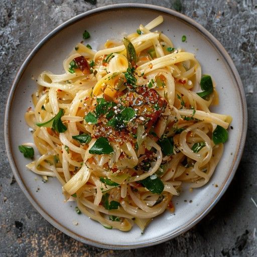 Fettuccine fatte in casa con cavolo caramellizzato