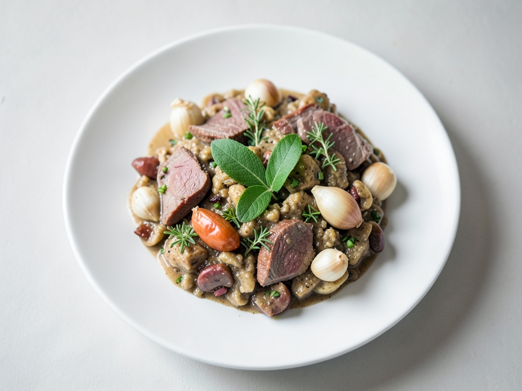 Casserole di carne e patate marinati