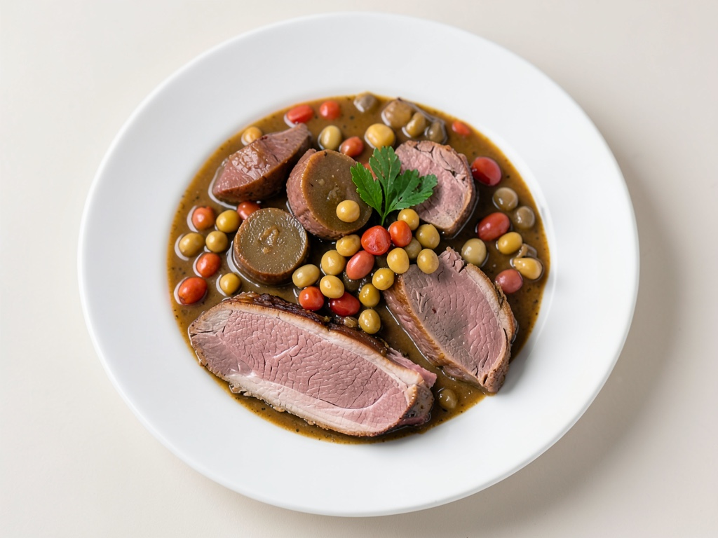 Stufato di agnello con fagioli e patate