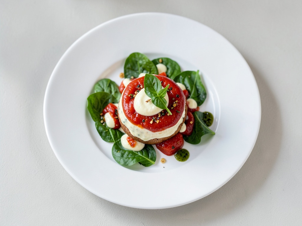 Cocktail di granchio su letto di rucola