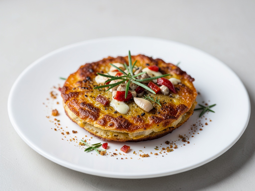 Focaccia croustillante au romarin et à l'ail