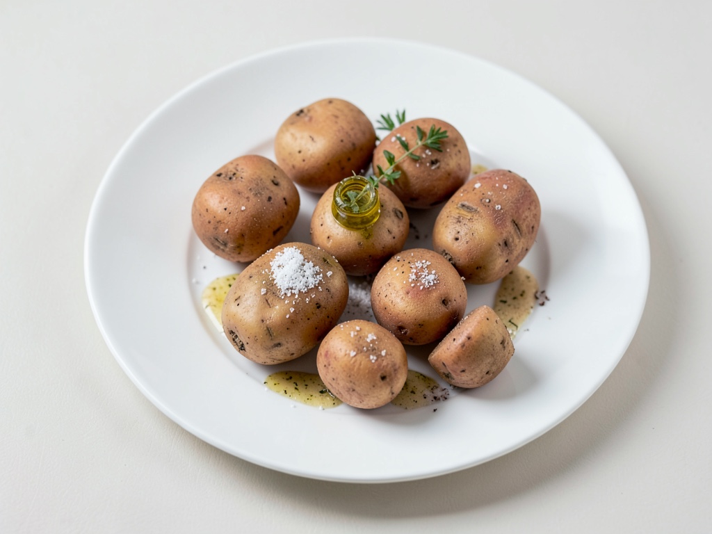 Patates douces en paquet en papier aluminium