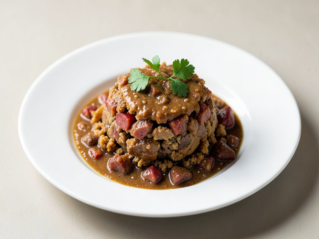 Fonduta di carne croccante