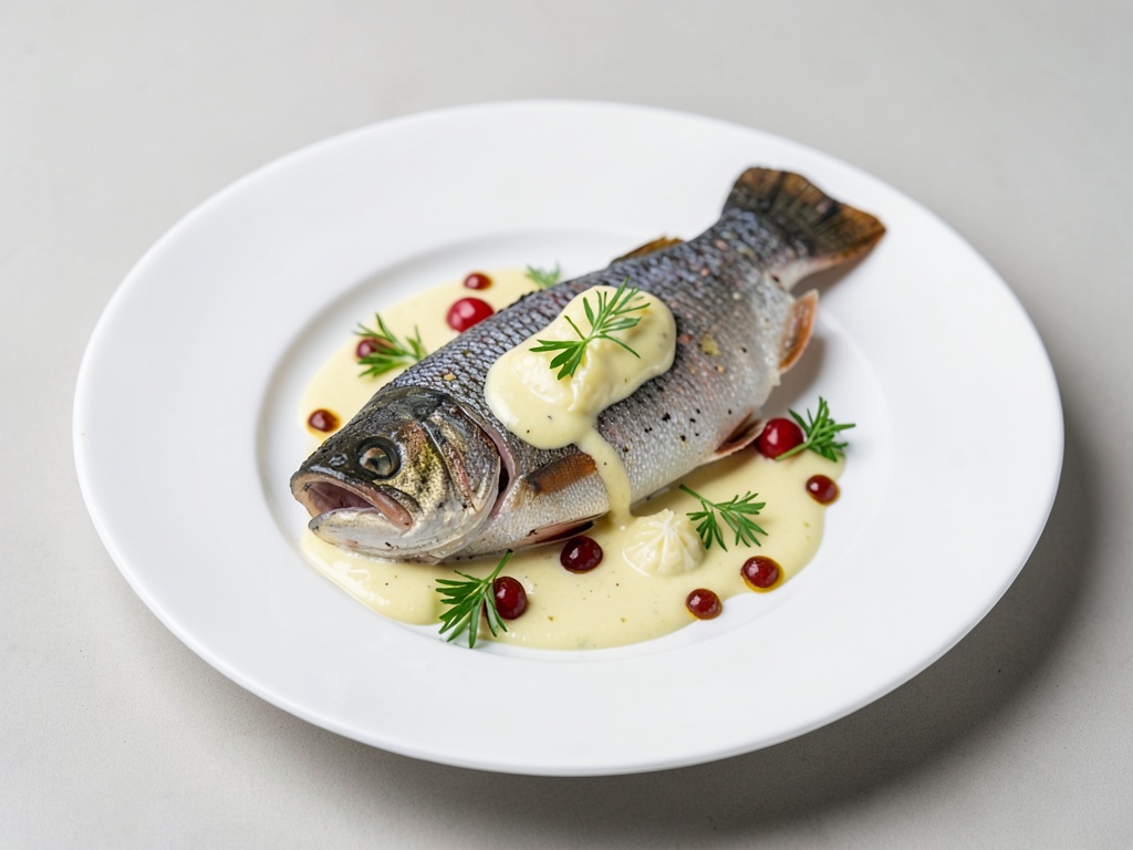 Trote del Lago di Garda con salsa al limone e panna
