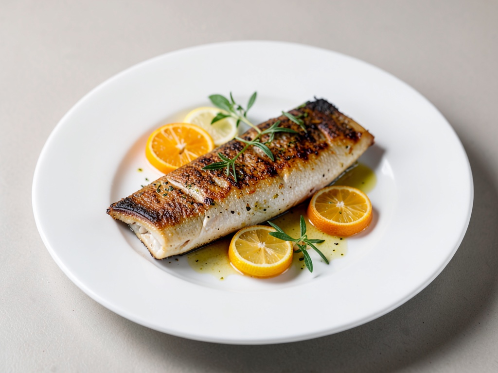 Trote al forno con arancia e limone