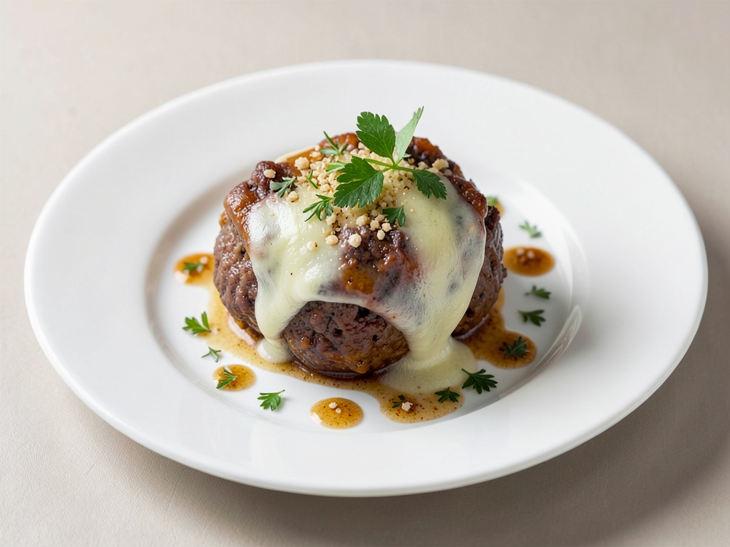 Polpette succose con cuore di formaggio fuso