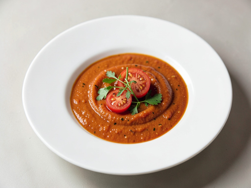 Zuppa di pomodori fresca e veloce