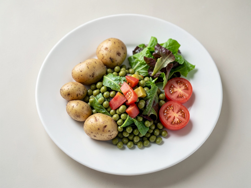 Salade de légumes fraîche