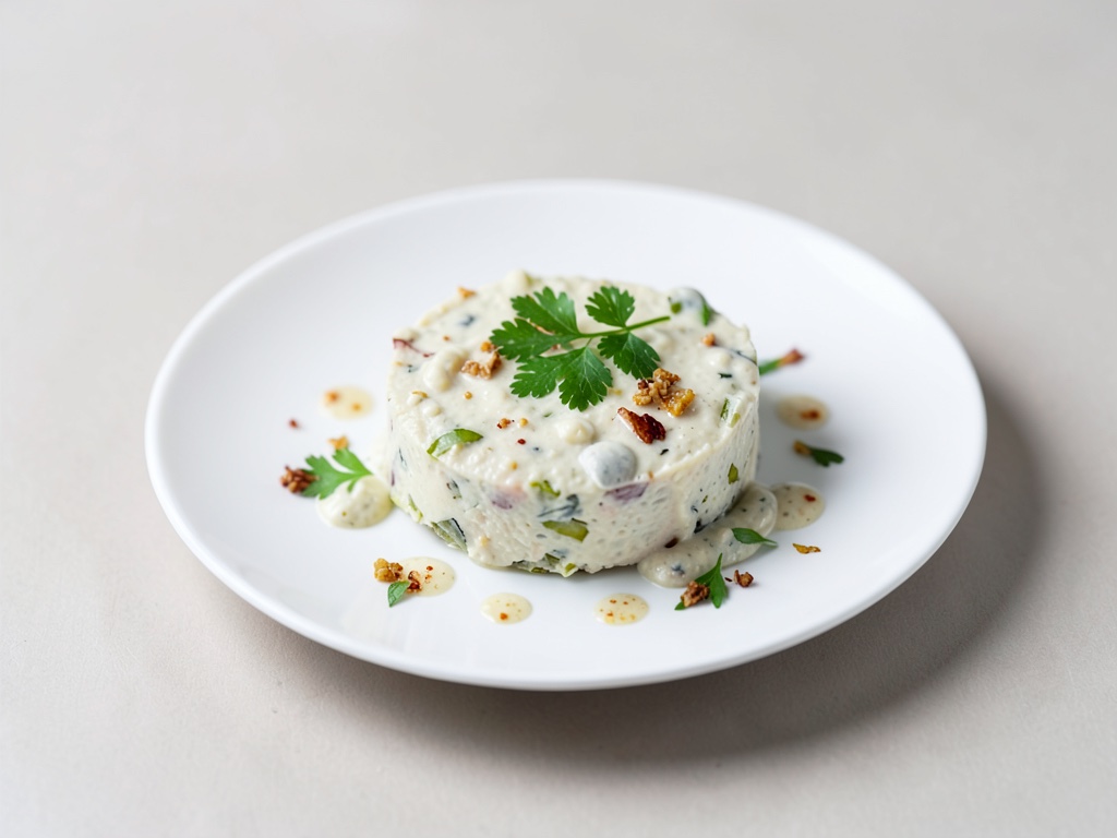 Terrina cremosa di porri e formaggio fresco