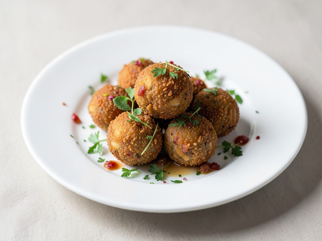 Bolitas de queso crujientes