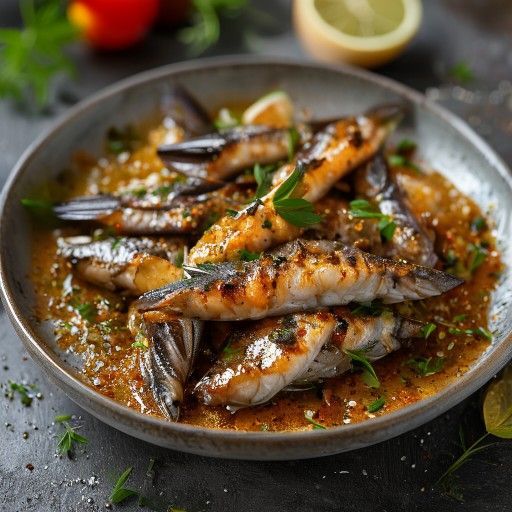 Sardine croccanti in salsa chermula
