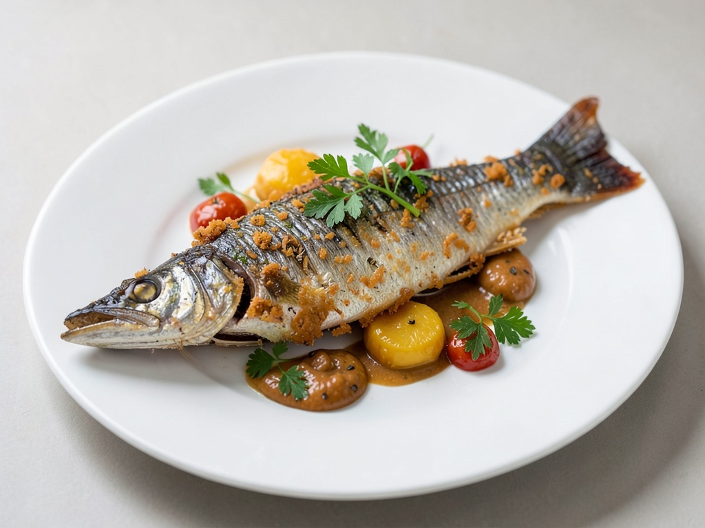 Knusprige frittierte Heringe