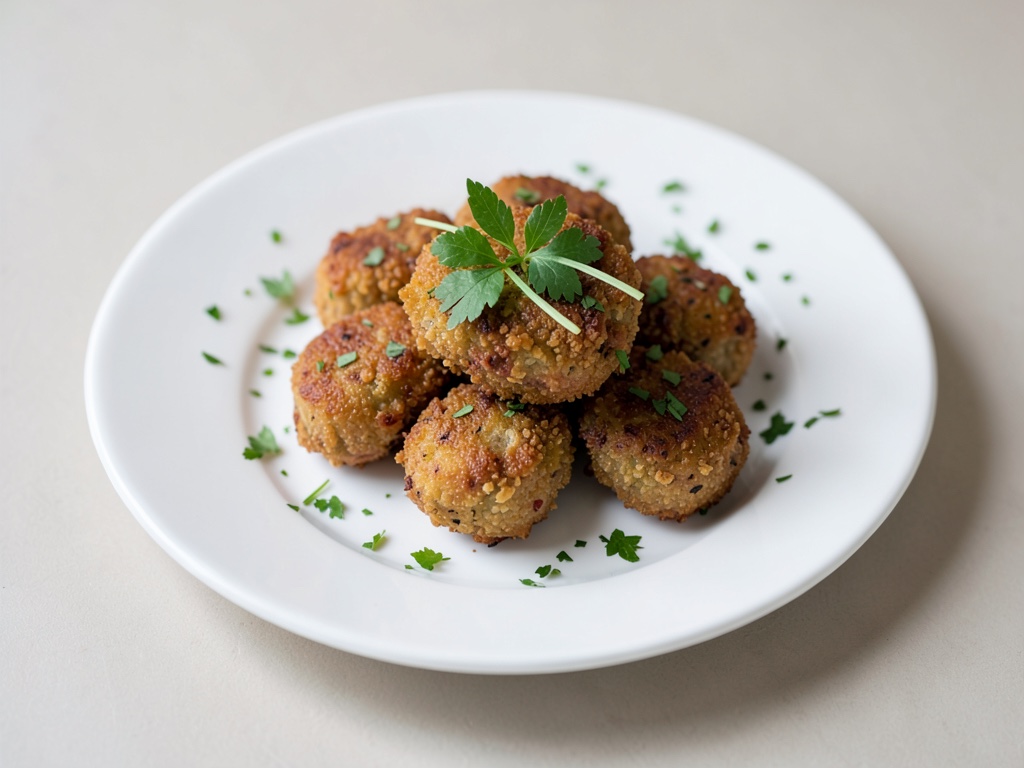 Polnische frittierte Teigröllchen