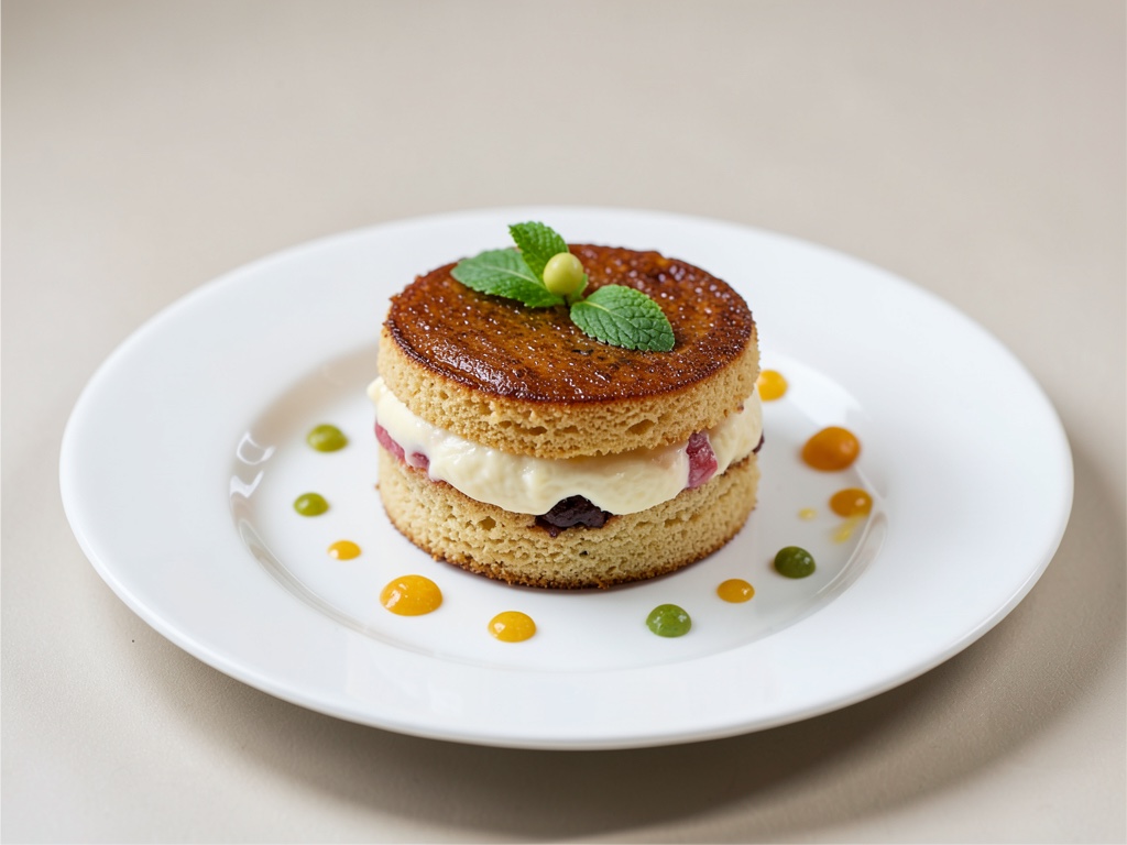 Crema alla frutta e panna per basi di pan di spagna
