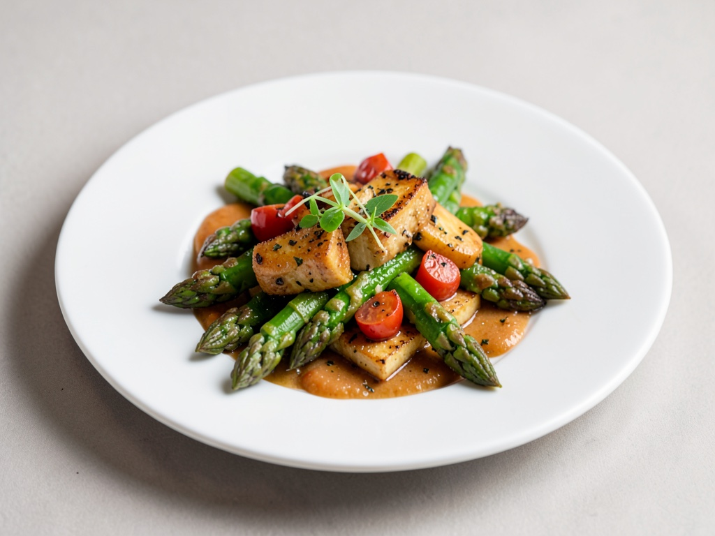 Padella fruttata agli asparagi