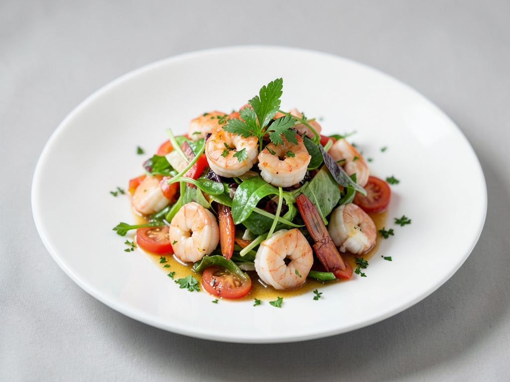 Insalata di gamberi fruttata