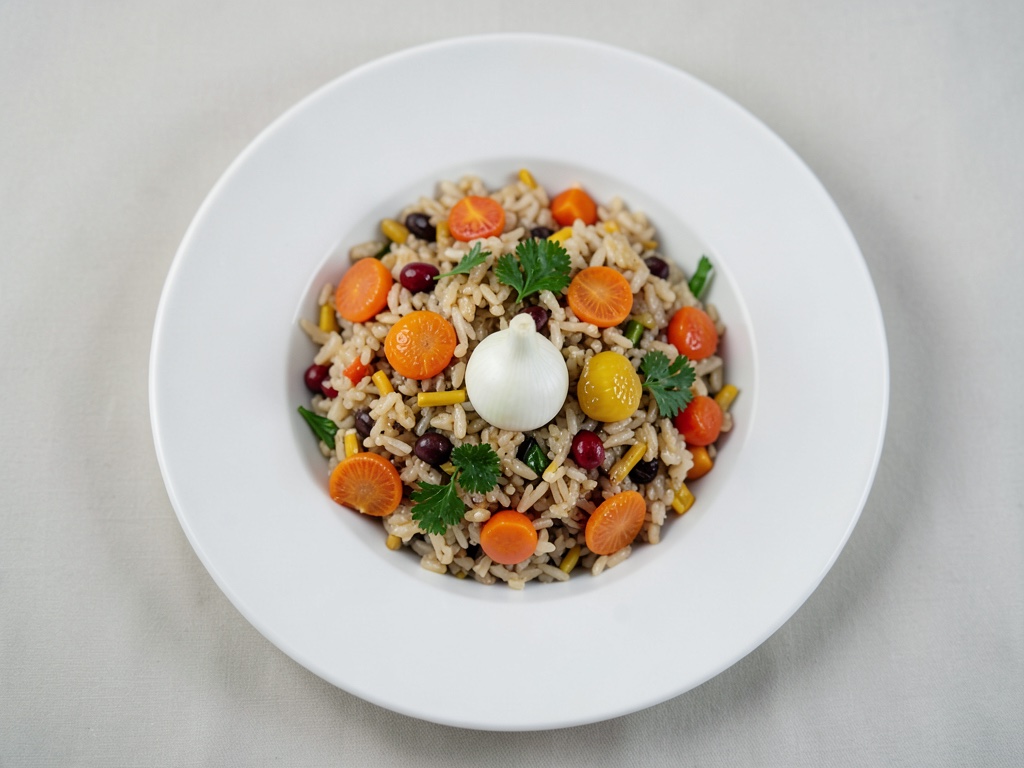 Riso aromatico alle spezie d'arancia
