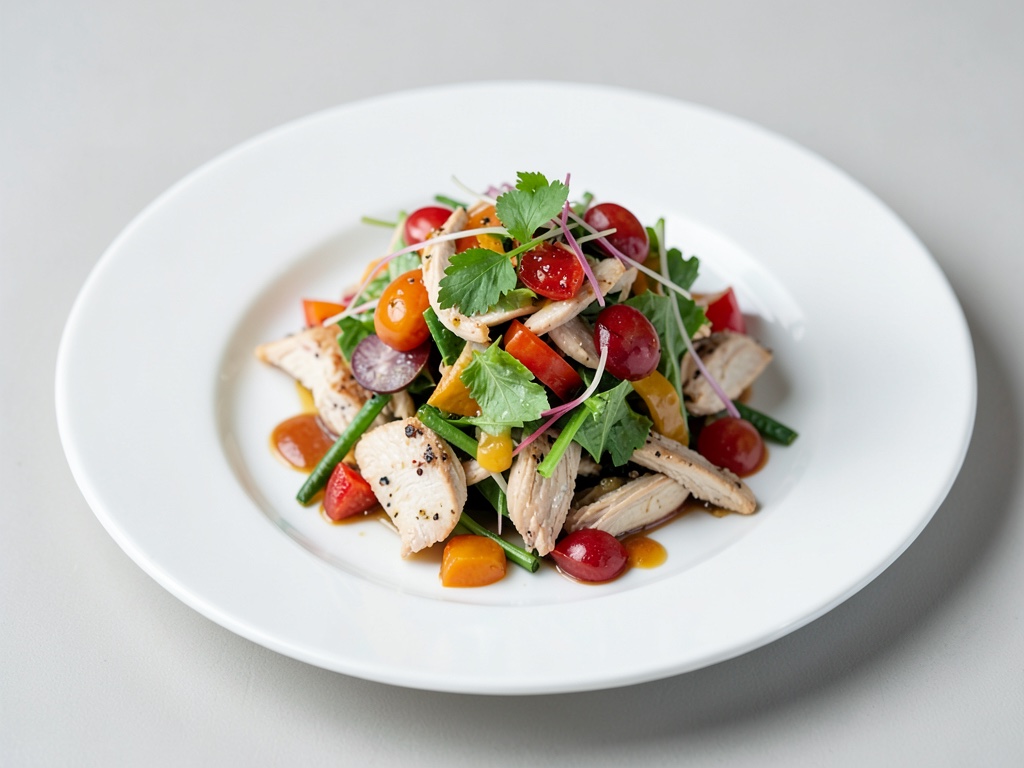 Insalata di pollo fruttata