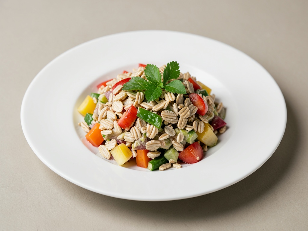 Salade d'avoine fruitée