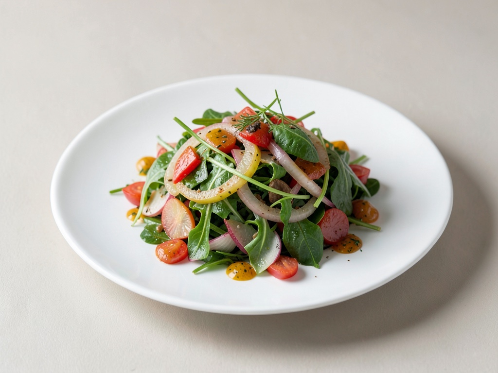 Insalata di Rucola e Cipolle Fruttata