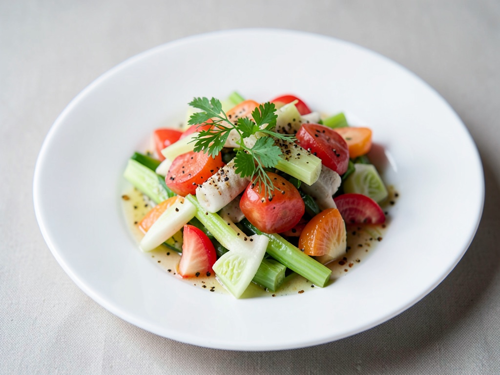 Insalata fruttata con sedano da coste