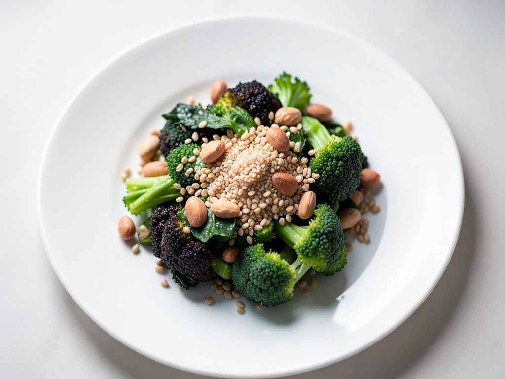 Insalata di farro croccante con cavolo nero
